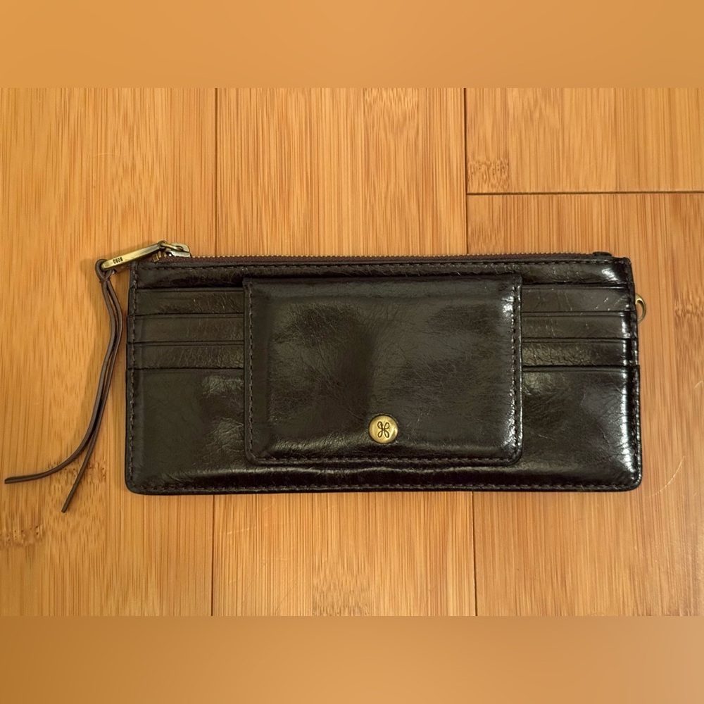 HOBO Amaze slim leather wallet (black)